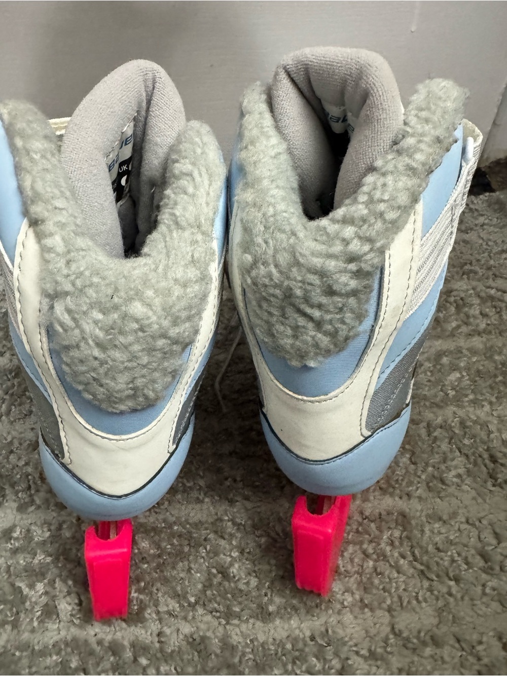 Bauer Women's Light Blue Winter Skate Boots - Picture 4 of 5
